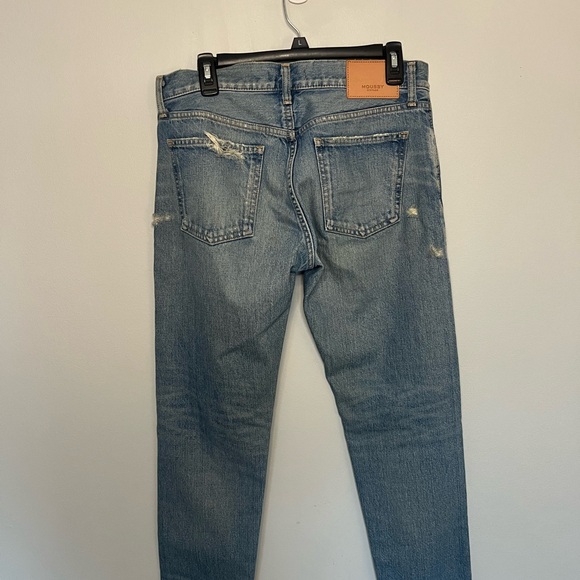 MOUSSY VINTAGE Bowie Mid Rise Distressed Straight Ankle Jeans size 28 - Picture 6 of 11
